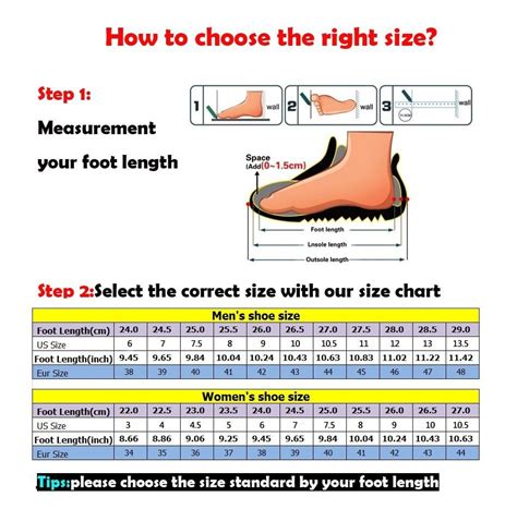 oran sandals size chart.